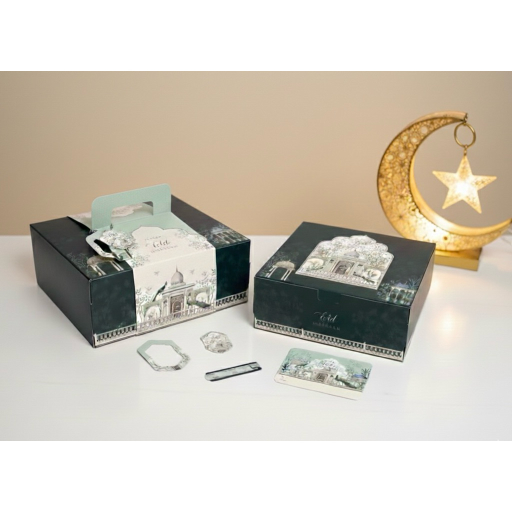 BOX HAMPERS ISI 4 TOPLES TABUNG 300 ML HAMPERS IDUL FITRI