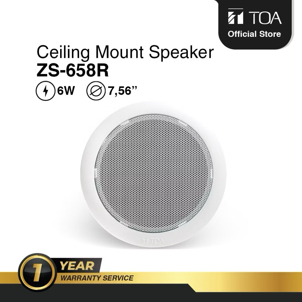 TOA ZS - 658R Ceiling Speaker Plafon Toa