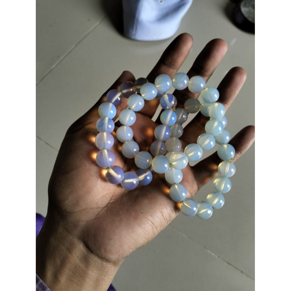 gelang batu Biduri bulan barjat api menyala