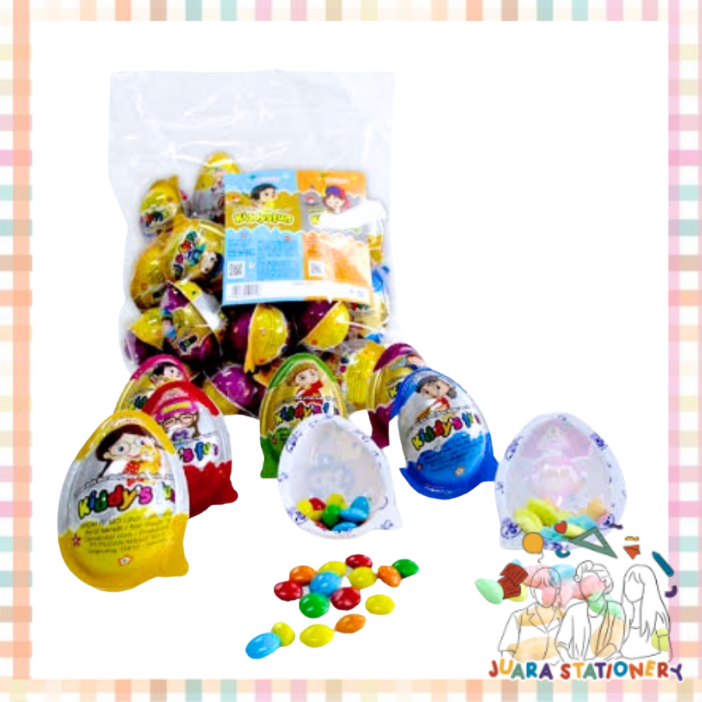 PUSAN Kiddy's Fun Permen Telur / Permen Buah Permen Coklat