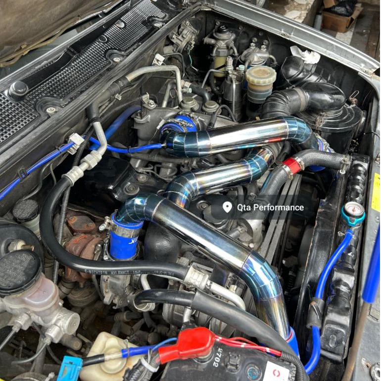 piping intercooler Isuzu Panther dengan tambahan finishing warna