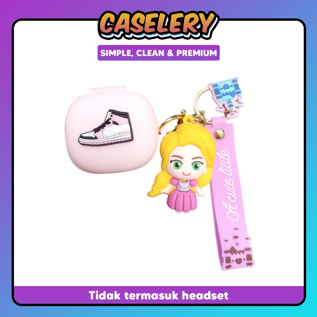 [R50i] Case Karakter Soundcore R50i Anker Jordan Pink Rapunzel Premium Quality Soft Silicon