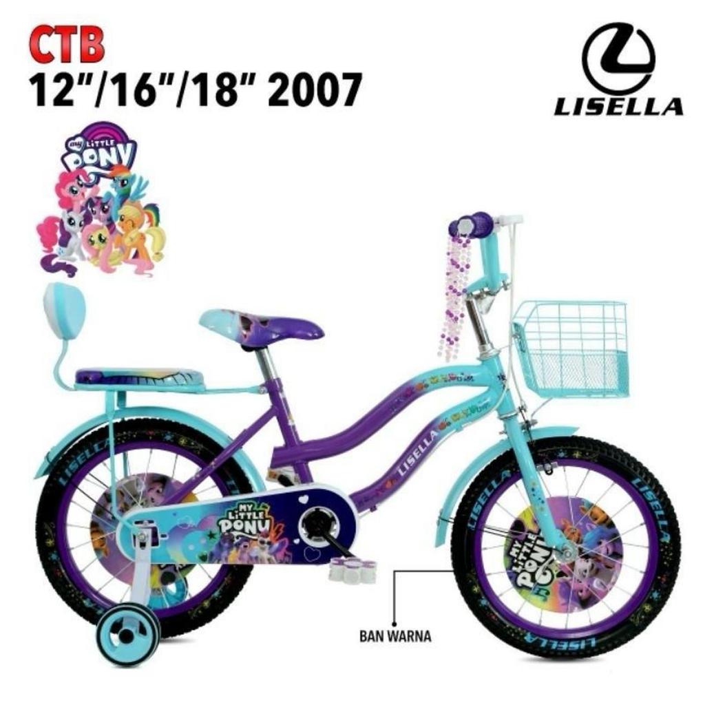 SEPEDA MINI 18 LISELLA SEPEDA ANAK CEWE MINI 18 INCH LISELLA