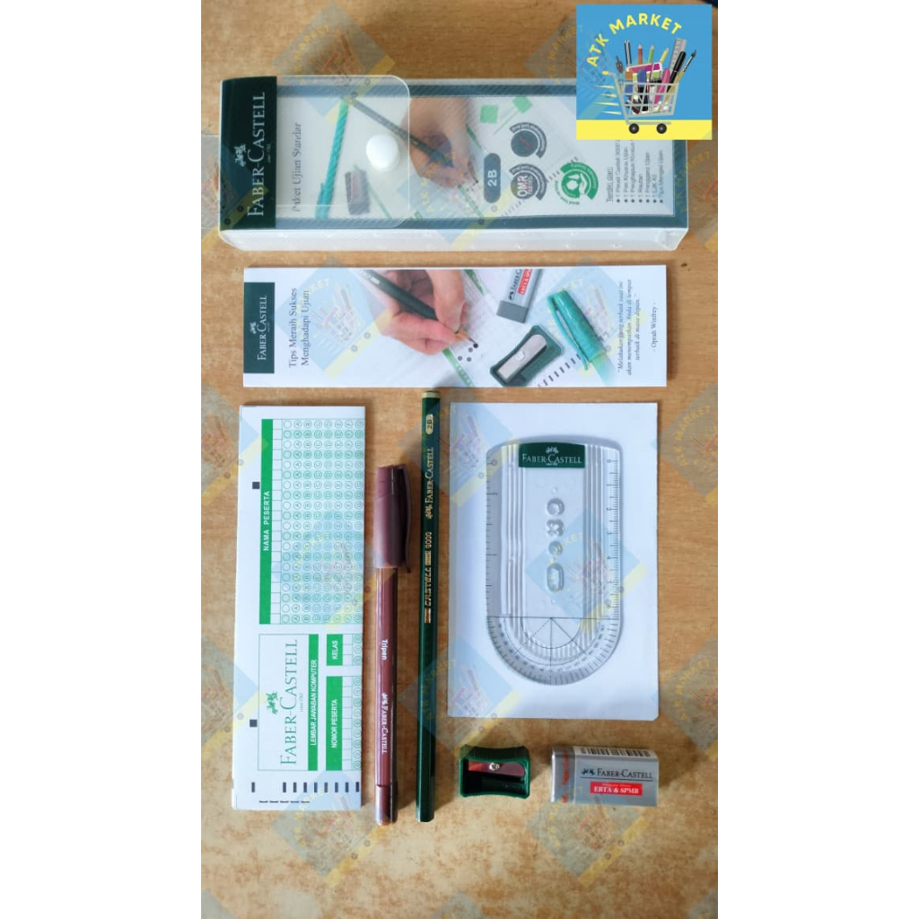 Ujian SET / Stationery SET / Alat Tulis SET / Study SET Faber Castell