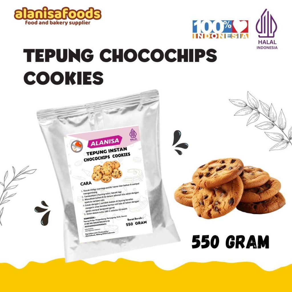 PROMO  TEPUNG PREMIX CHOCOCHIPS COOKIES RENYAH