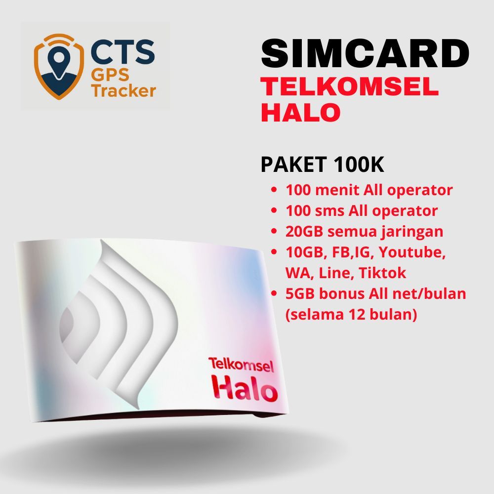 Simcard Kartu Telkomsel Simpati HALO 100K
