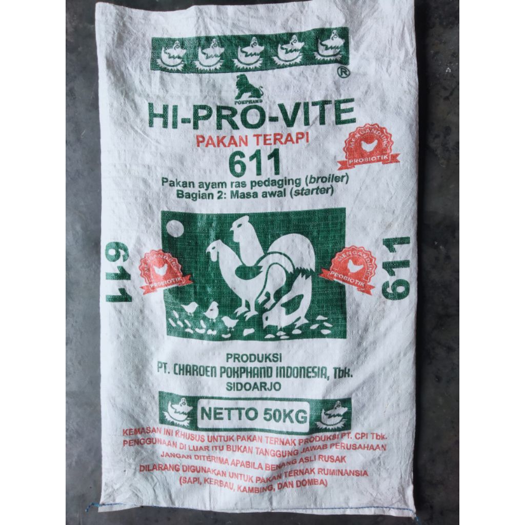 10 pcs karung plastik 50kg