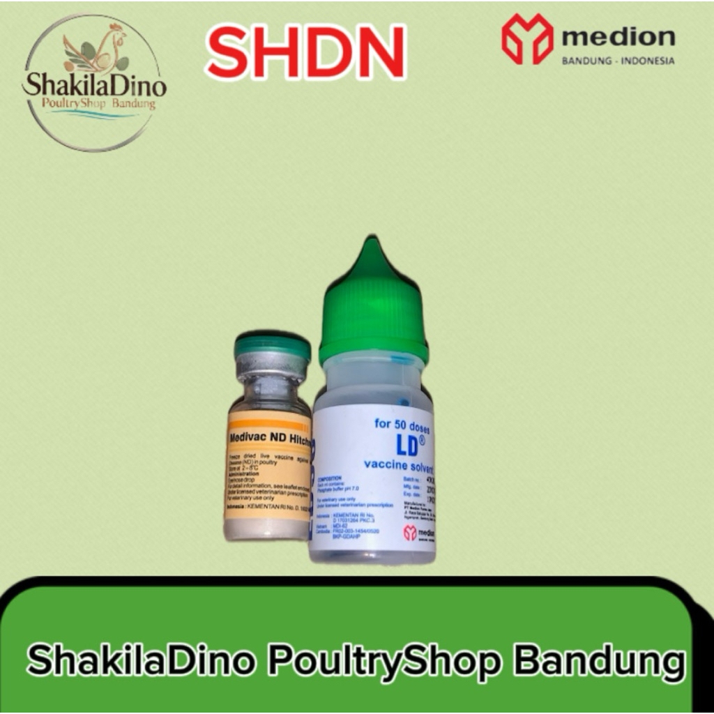 Vaksin ND Medion 50 Dosis Untuk Unggas