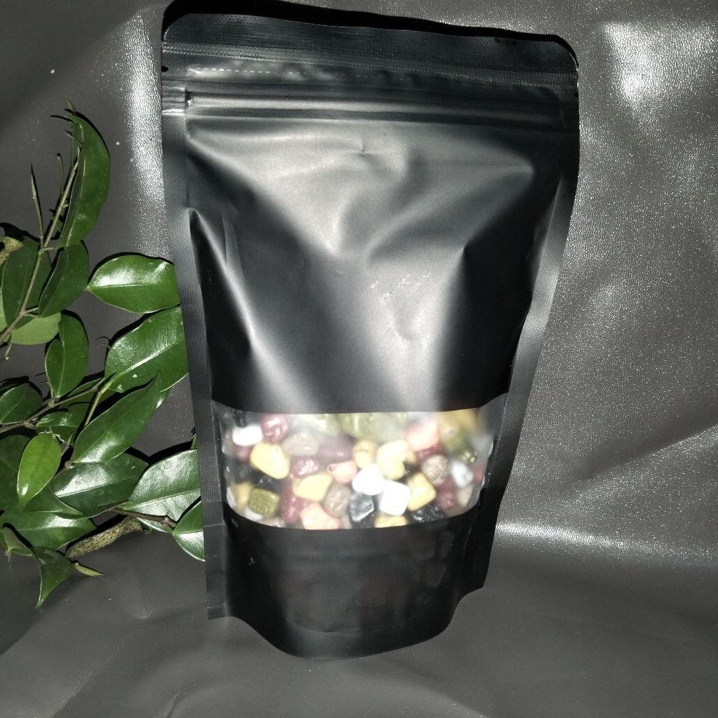 Kemasan Standing Pouch Delkochoice Anti Bocor dengan Finishing Matte