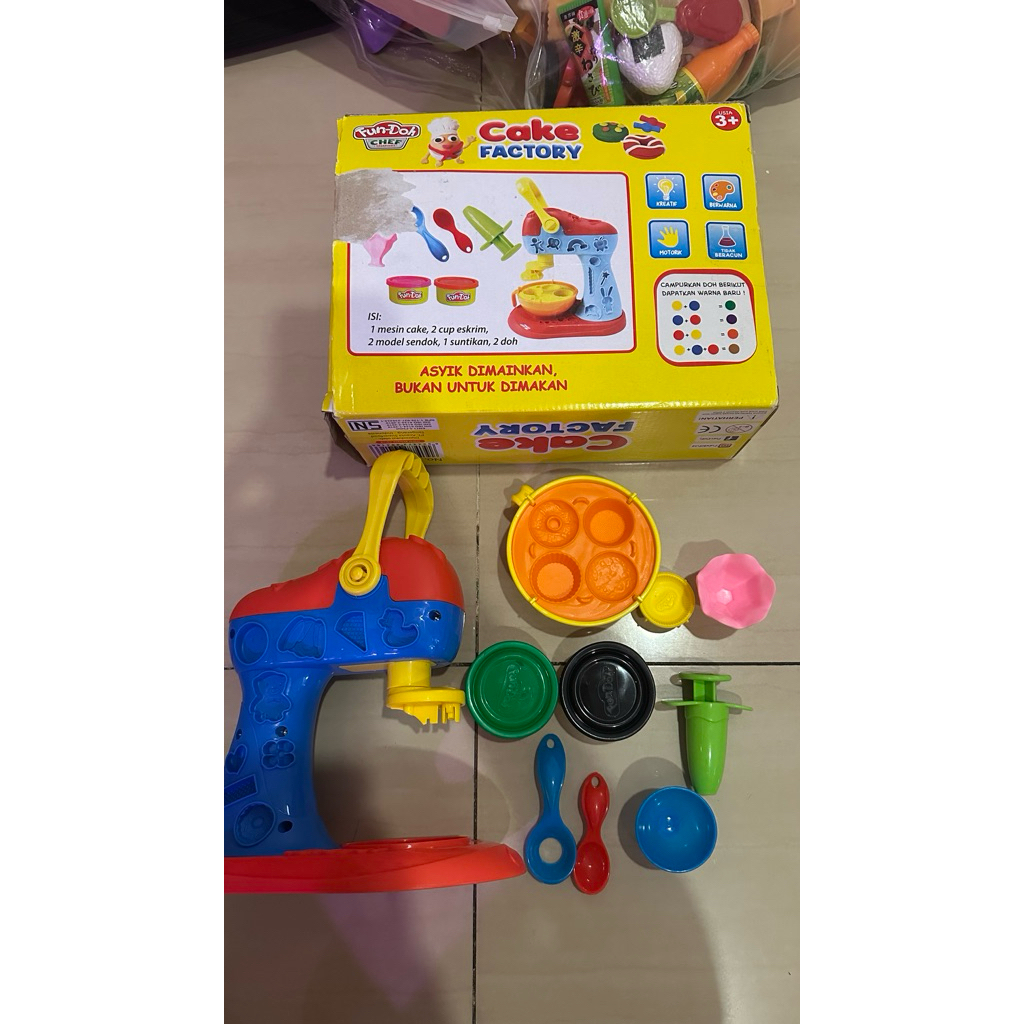 mainan fundoh cake factory preloved