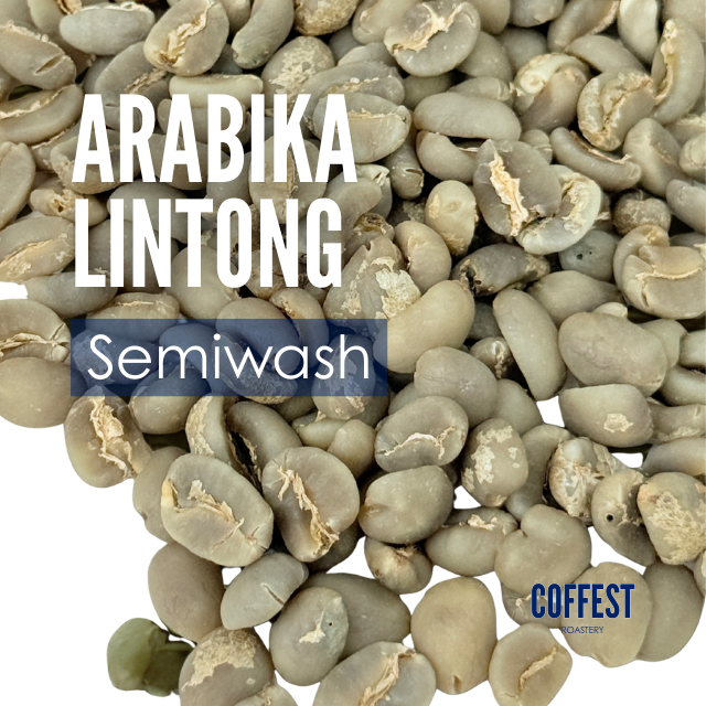 Green Bean Arabika Lintong - Semiwashed Processed - 1 kg
