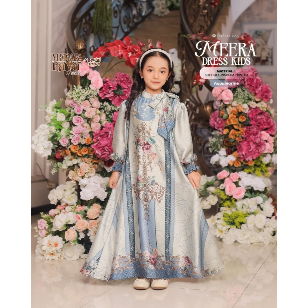 MEERA DRESS KIDS MEKAR RAYA SERIES - Alfasa Daily