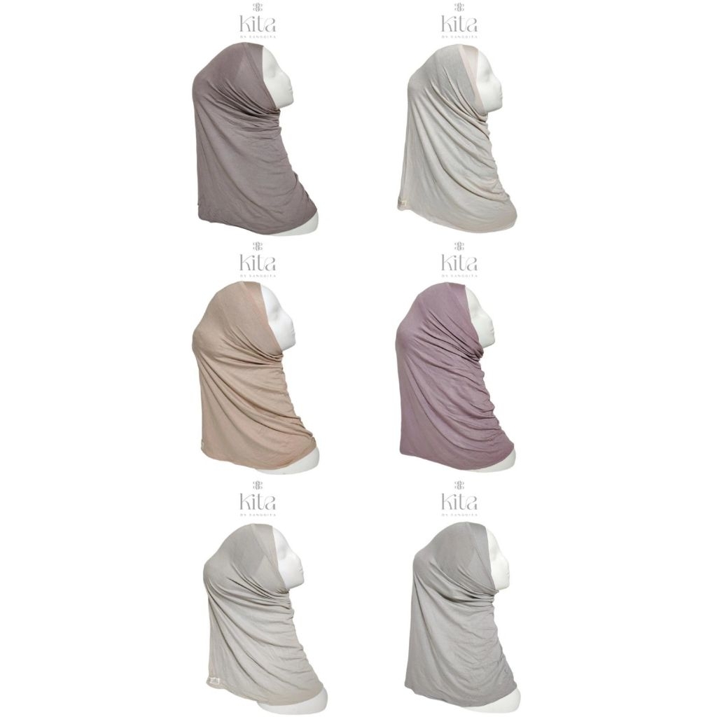 HIJAB INSTAN KAOS RAYON-Bergo Non Pet