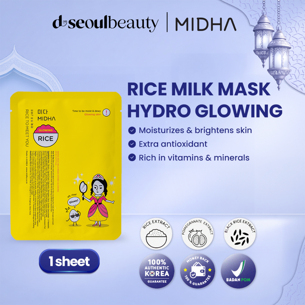 MIDHA Rice Milk Mask Set Hydro Glowing - Rice Milk Nutri Firming