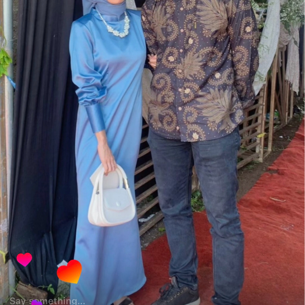 preloved dress bridesmaid+hijab