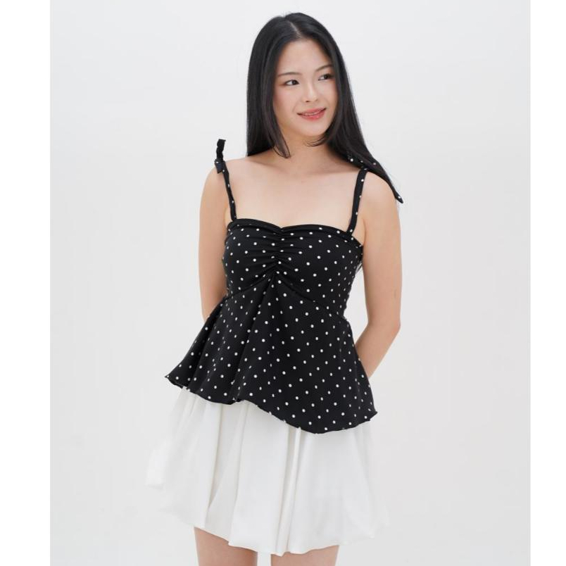 beststore_id96 - Atasan Wanita Motif Polkadot / Atasan Wanita Kekinian / Atasan Polkadot