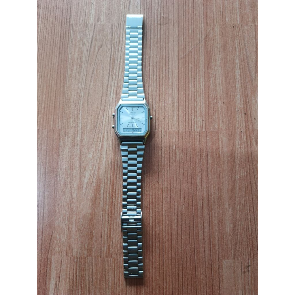 jam tangan jadul casio 5154 second antiq normal