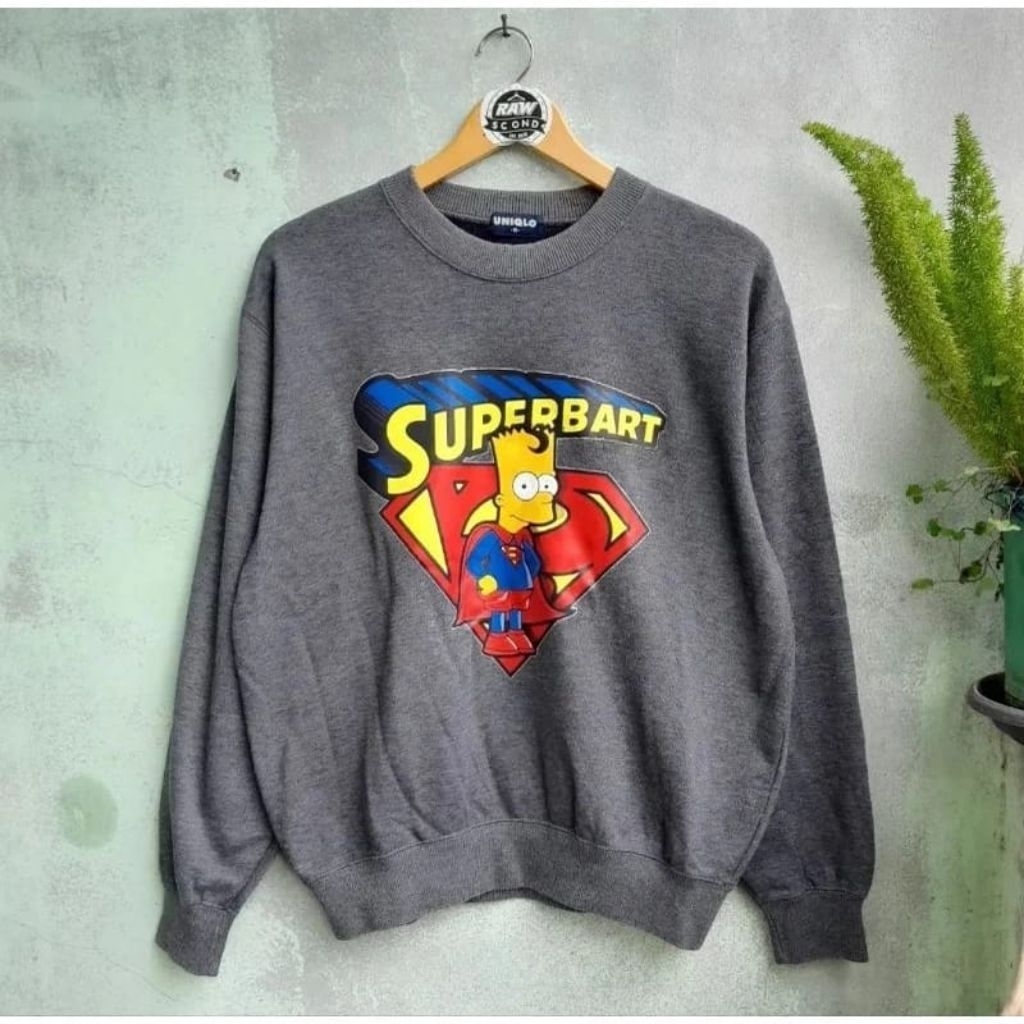 Crewneck Uniqlo Bart Simpsons