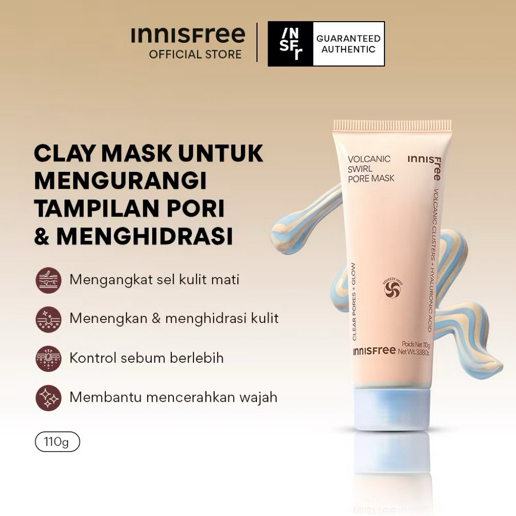 Innisfree Volcanic Swirl Pore Mask 110gr | NEw BUkan PReLOved