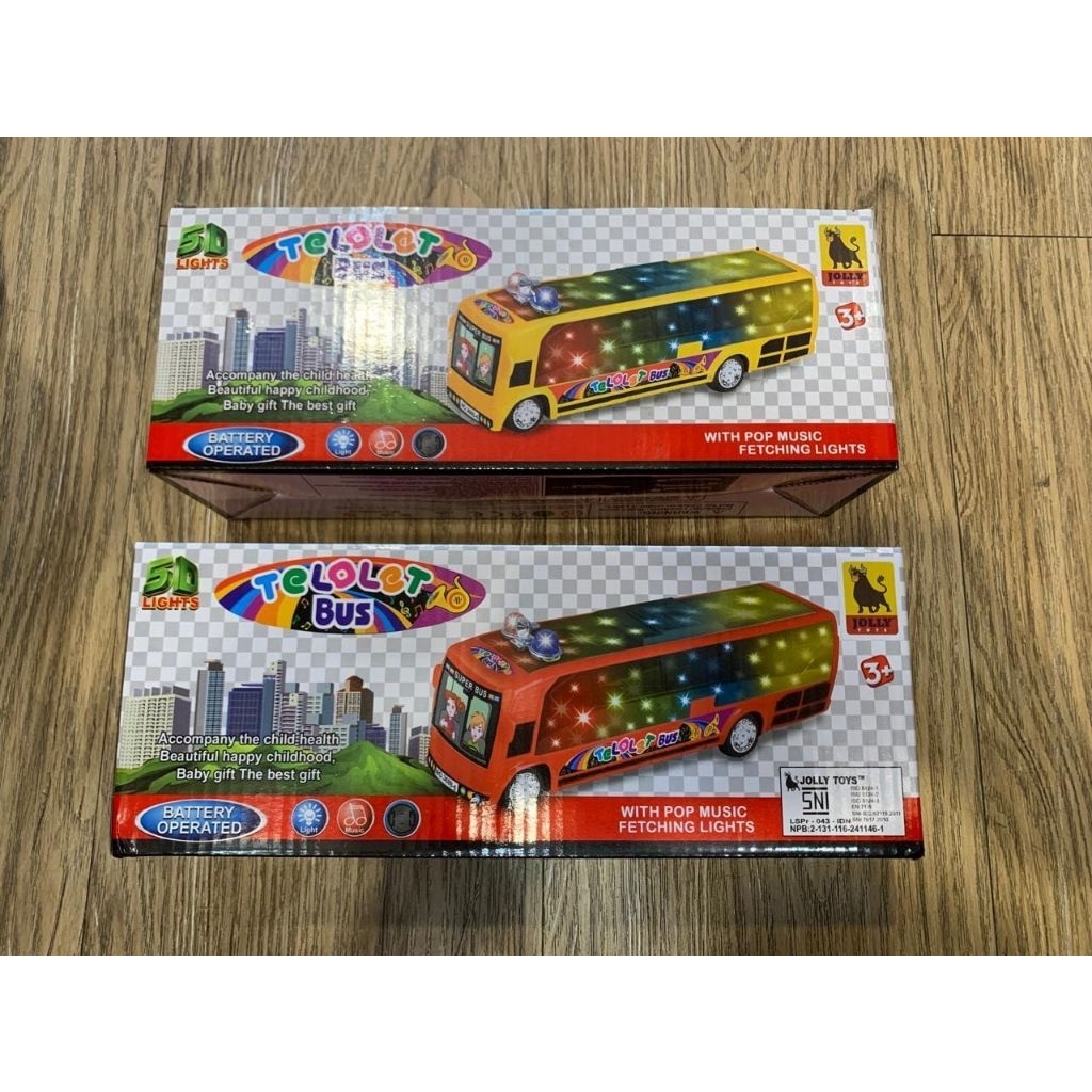 Mainan Bus Telolet.