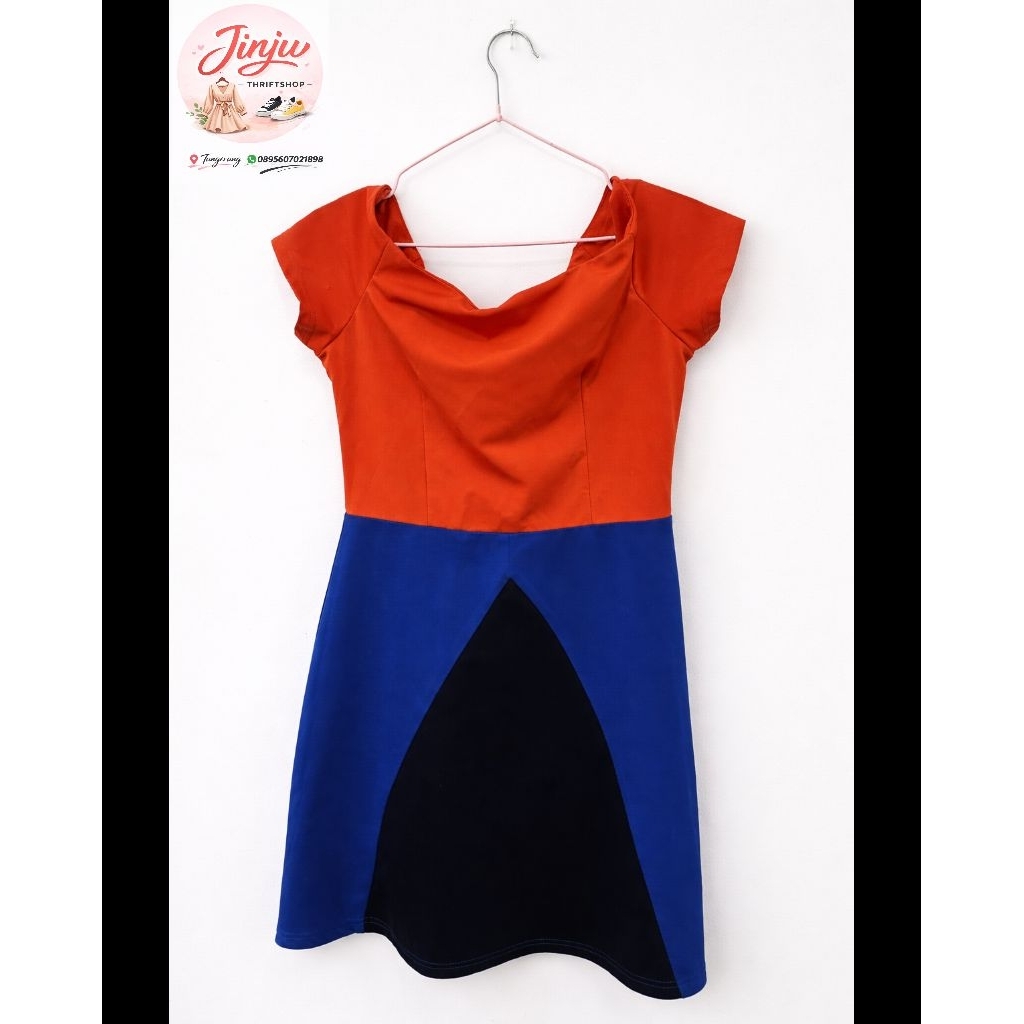 Dress Pendek Orange
