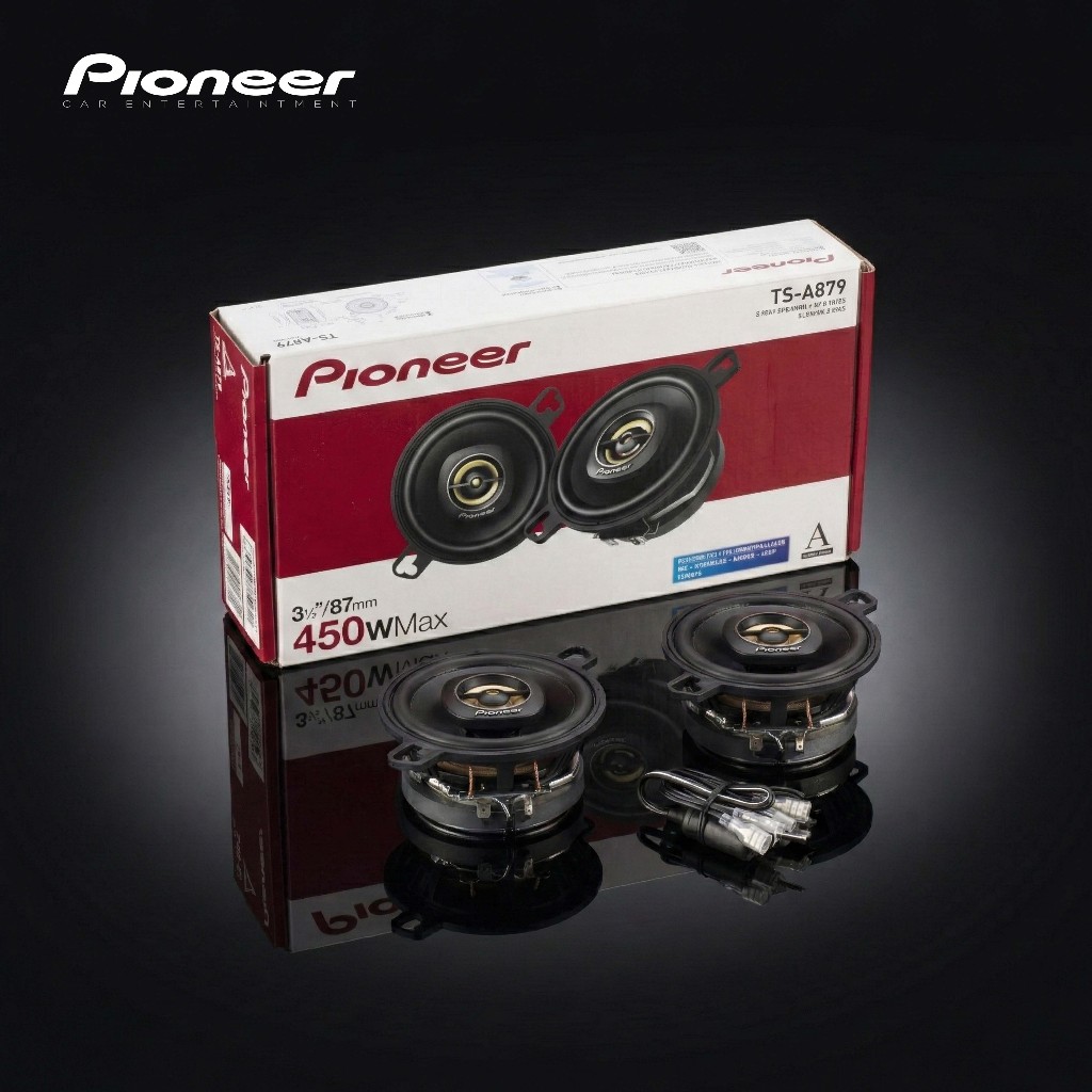 Speaker Dashboard Mobil Pioneer TS-A879 A-Series - Speaker Coaxial 2-Way 3.5 Inch (450W Max)