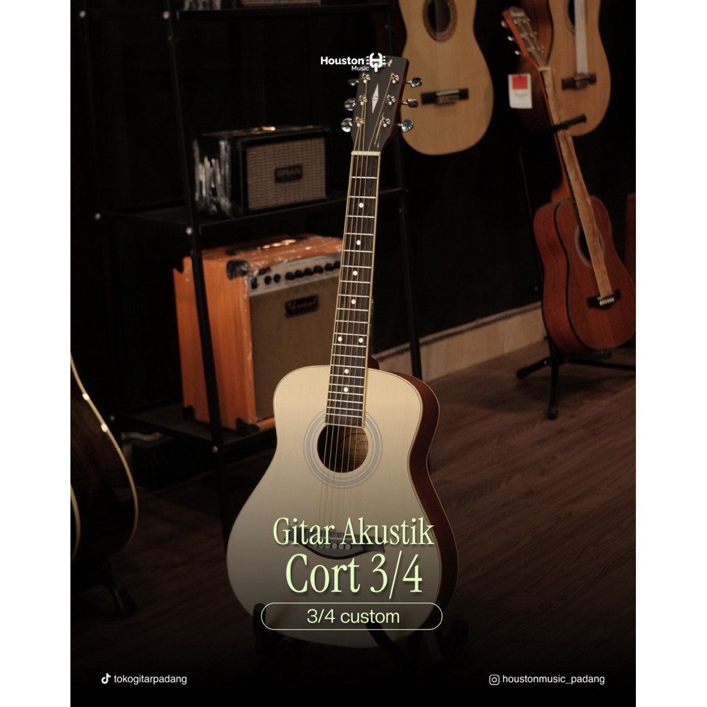 Gitar Akustik Cort 3/4 Custom