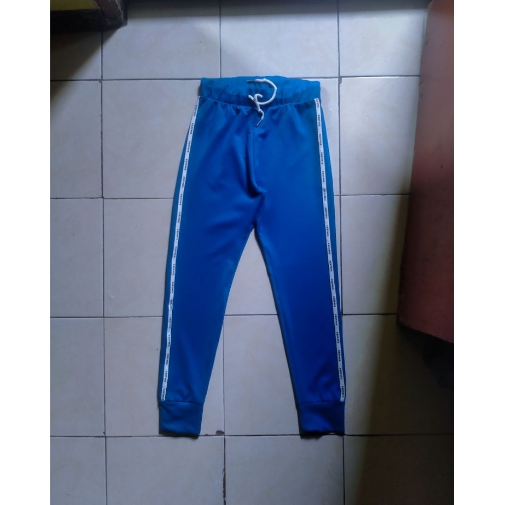 Jogger sport xexymix tapped blue (seperti baru)