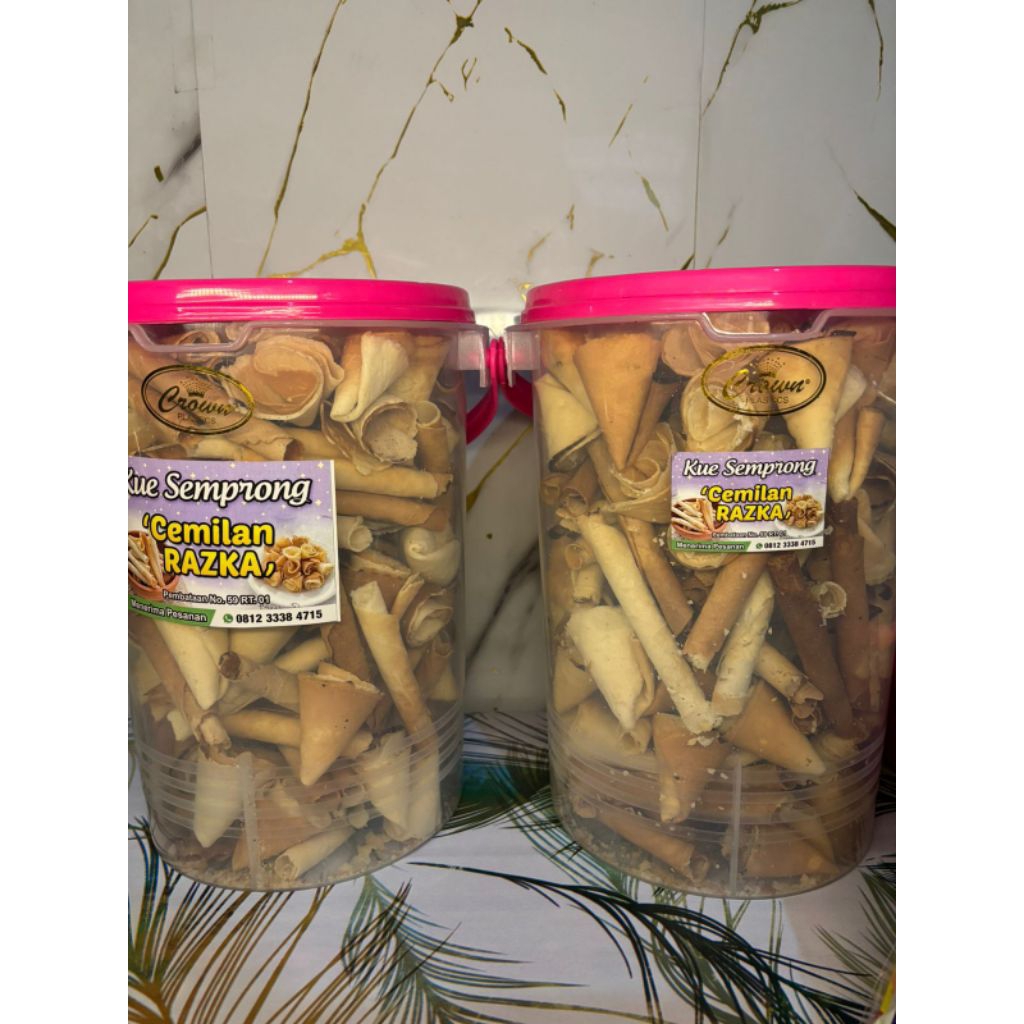 kue semprong jadul bakar