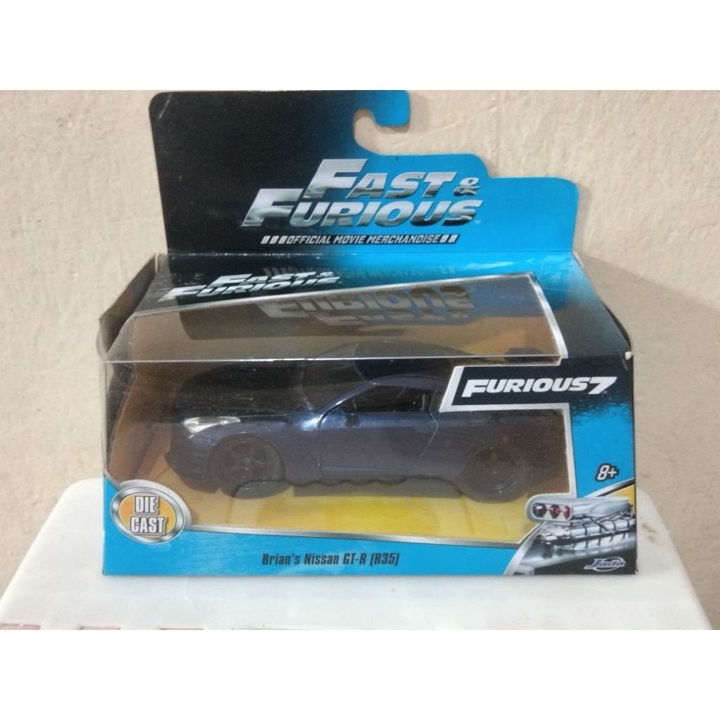 Diecast Jada 1:32 Brians Nissan GT-R (R35) Fast Furious