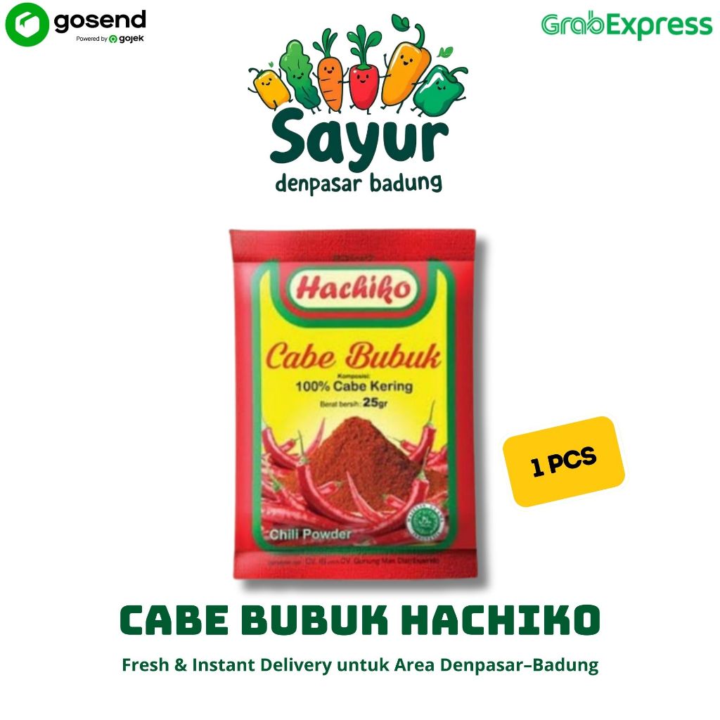 Cabe Bubuk Hachiko 1pcs - Sayur Denpasar Badung