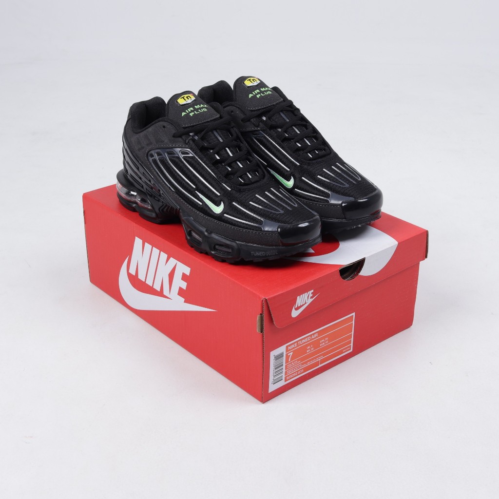 (FTBX) Sepatu Sneakers Nike Tn Air Max Plus 3 Anthracite Volt