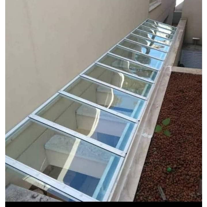 kanopi tarnsparan dalam ruangan bisa tutup buka otomatis dan manual