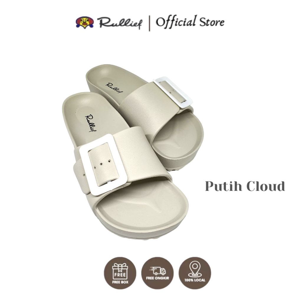 SANDAL RULIEF JISO WARNA CLOUD
