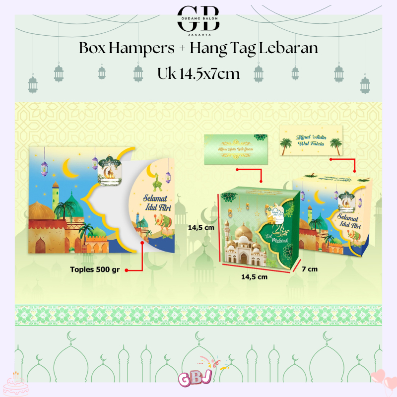 GBJ - Box Hampers Lebaran Kue Kering / Paper Bag Lebaran