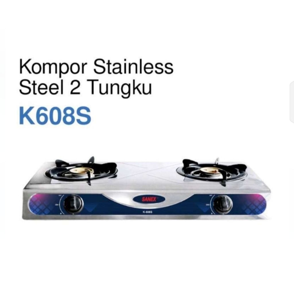 Kompor Sanex K-608S (2 tungku)