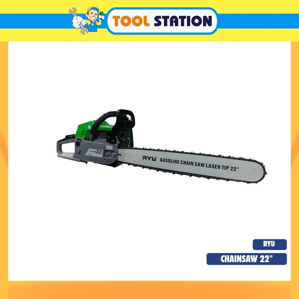 RYU CHAINSAW GASOLINE 22 INCH