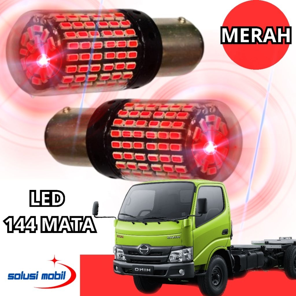 LED Lampu Rem Dajjal Hino Dutro Super Terang 21Watt 24v Garansi 1 Tahun PnP Hino