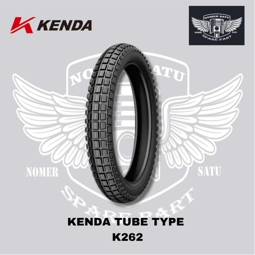 KENDA BAN MOTOR TUBE TYPE K262 BAN MOTIF TRIAL COCOK UNTUK HONDA WIN,GRAND,SUPRA,C70 ORIGINAL 100%