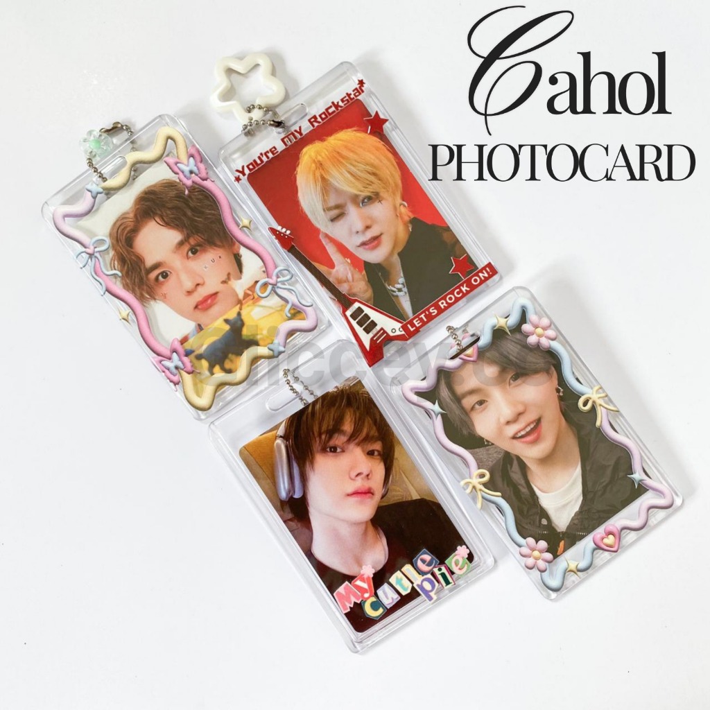 (READY STOCK FREE PHOTOCARD) Cahol Deco aklirik / card holder deco  Acrylic / cahol deco kpop