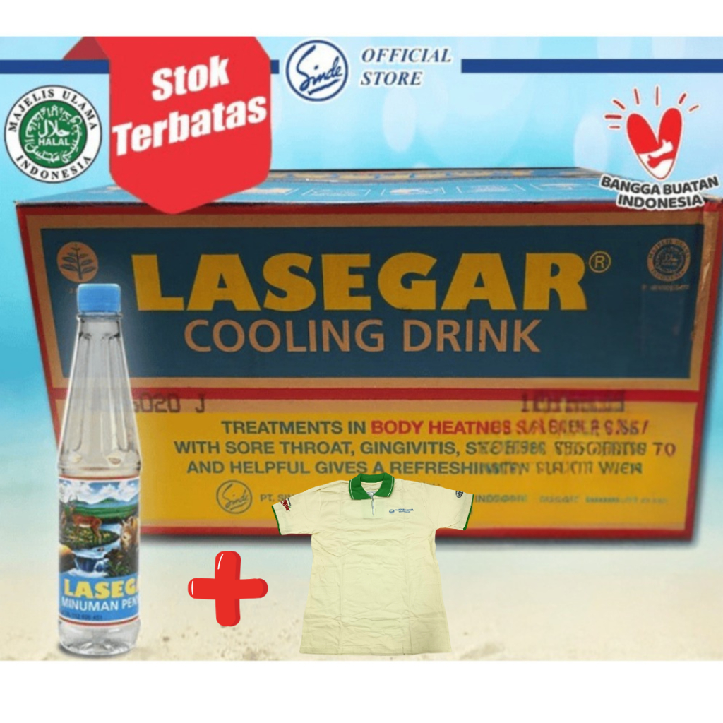 LASEGAR CARTON 200ML (48 botol) / Lasegar Botol 200ml/ Lasegar Minuman Panas Dalam Sariawan