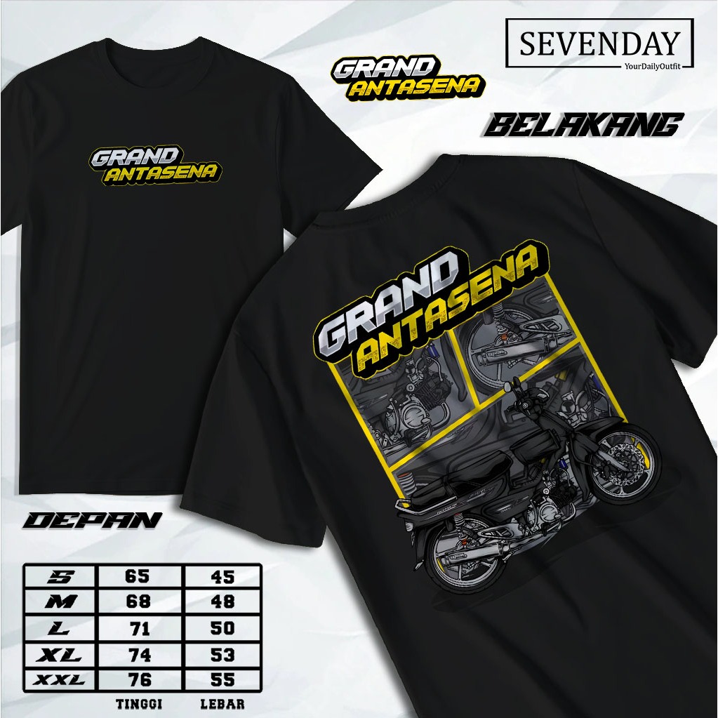 T-shirt Kaos grand antasena - Kaos Baju Kaos Distro Pria Keren Racing_atasan dewasa kekinian