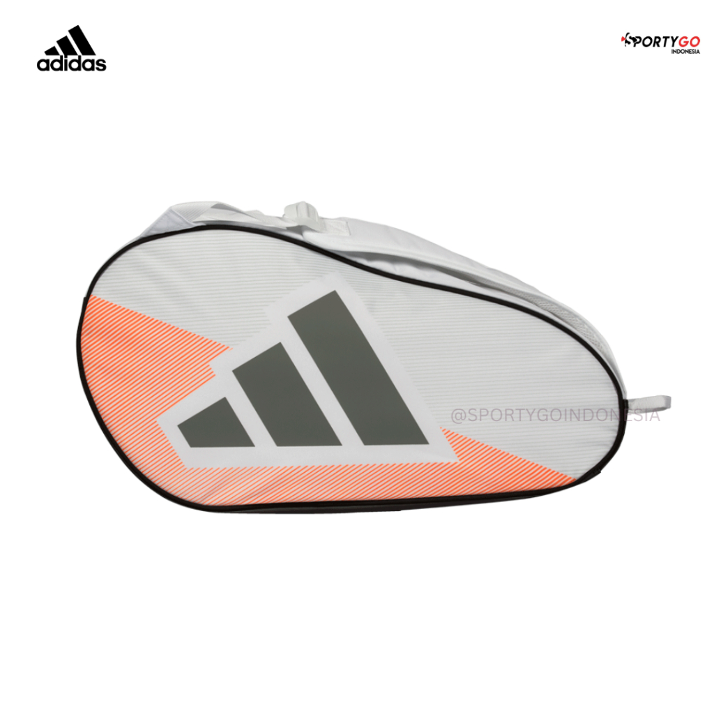 Tas Raket Padel ADIDAS Control 26 White/Orange | Padel Bag Adidas
