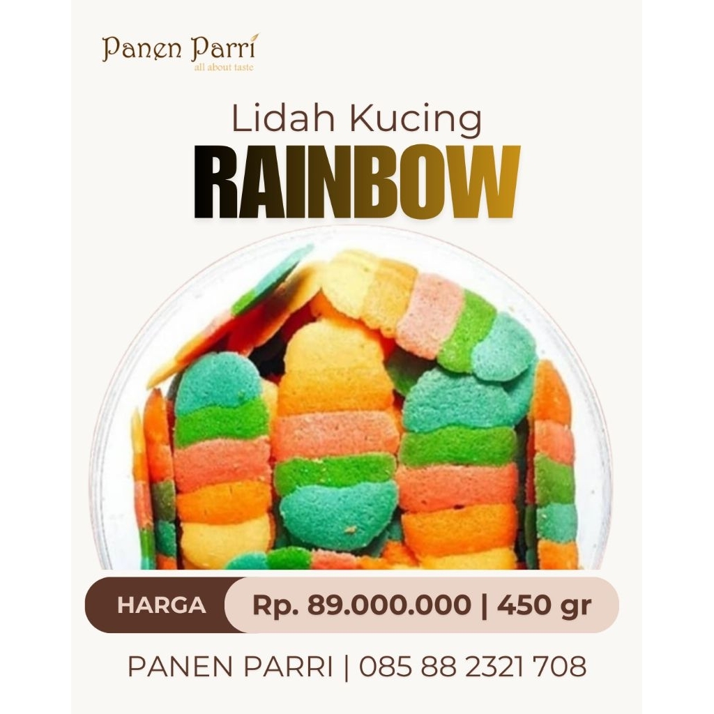 Lidah Kucing Rainbow
