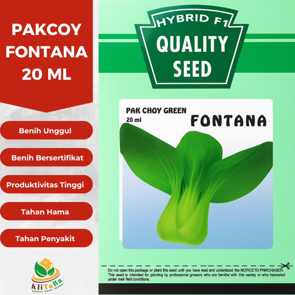 Benih Pakcoy Fontana 20 ml