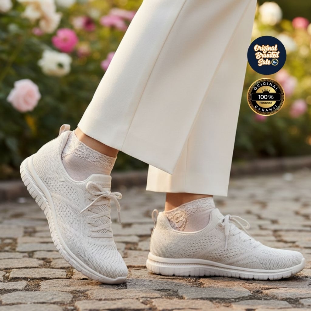 ORIGINAL GARANSI SEPATU SLIP ON VIRTUE FLAWLESS NATURAL SIZE 37/39