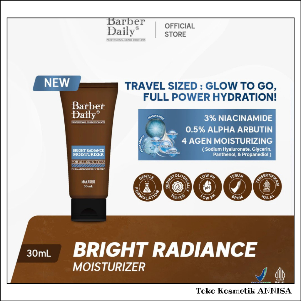 MAKARIZO Barber Daily Bright Radiance Moisturizer