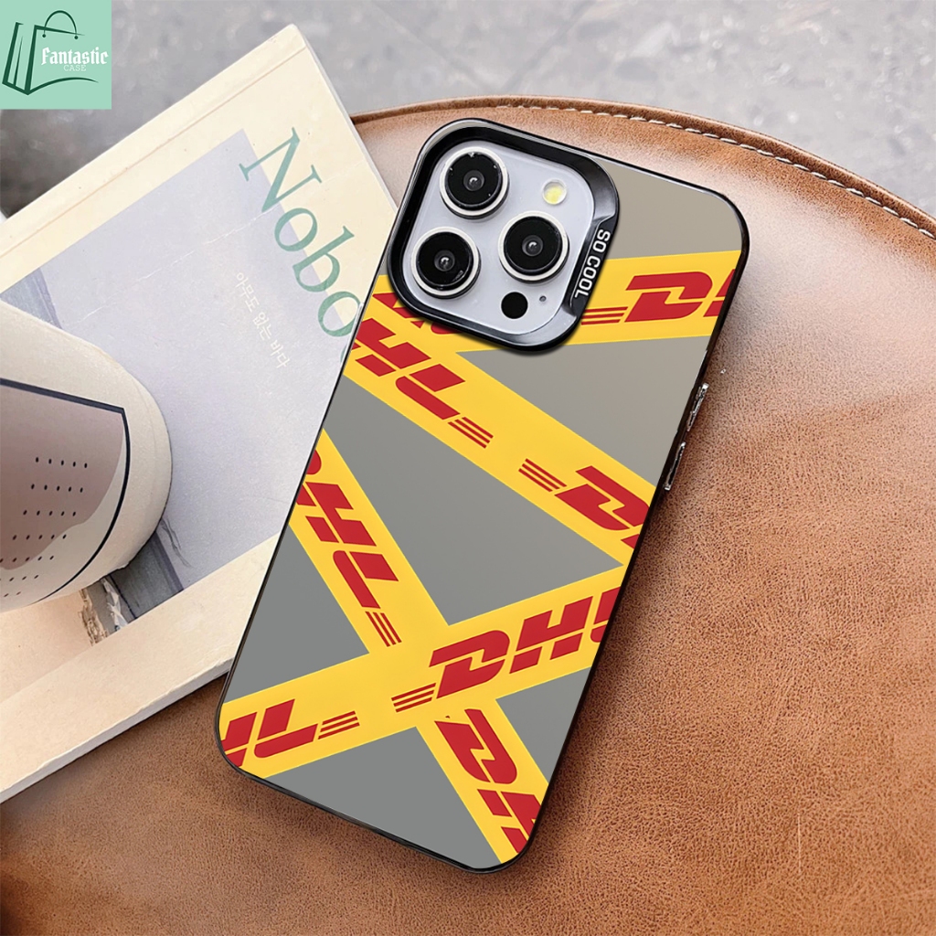 Case IMD HOLOGRAM Motif DHL Untuk IPHONE IP X , XR, 11, 12, 12 PRO,12 PRO MAX, 13, 13 PRO, 13 PRO MA