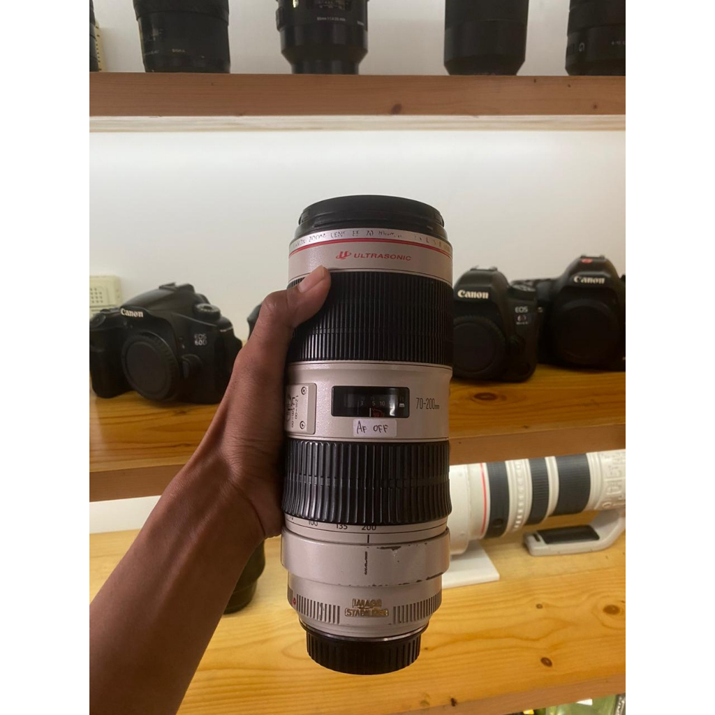 Lensa Canon 70-200mm USM IS II Mulus,Murah