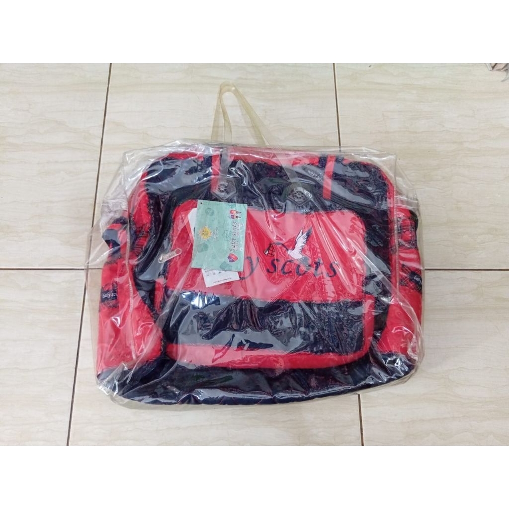 Z5. BABY SCOTS DIAPERS BAG TAS BAYI UKURAN BESAR UKURAN 30*13*40CM